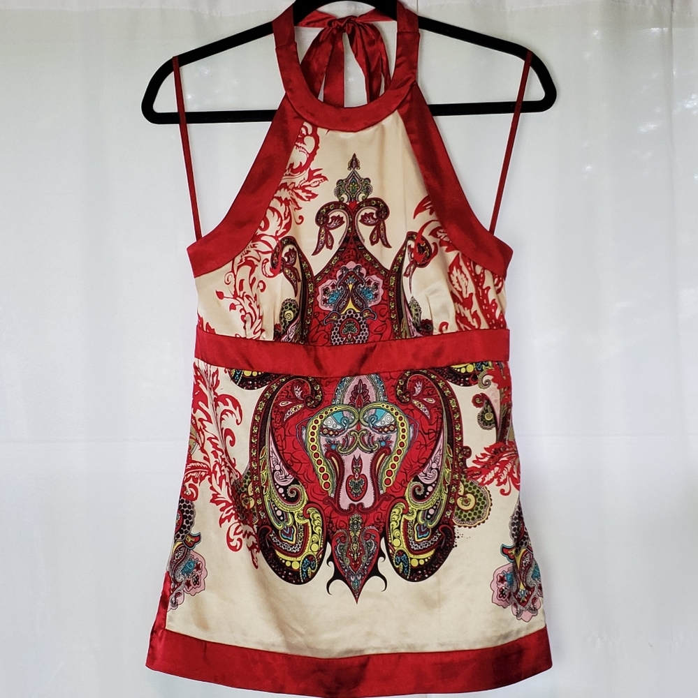 Silky boho halter top by StellaT